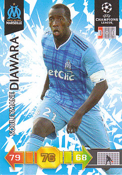 Souleymane Diawara Olympique Marseille 2010/11 Panini Adrenalyn XL CL #179